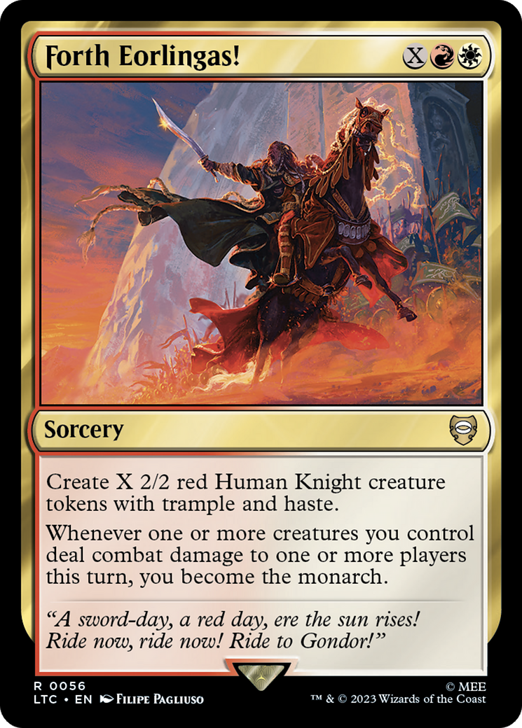 Forth Eorlingas! [The Lord of the Rings: Tales of Middle-Earth Commander] | Card Merchant Takapuna