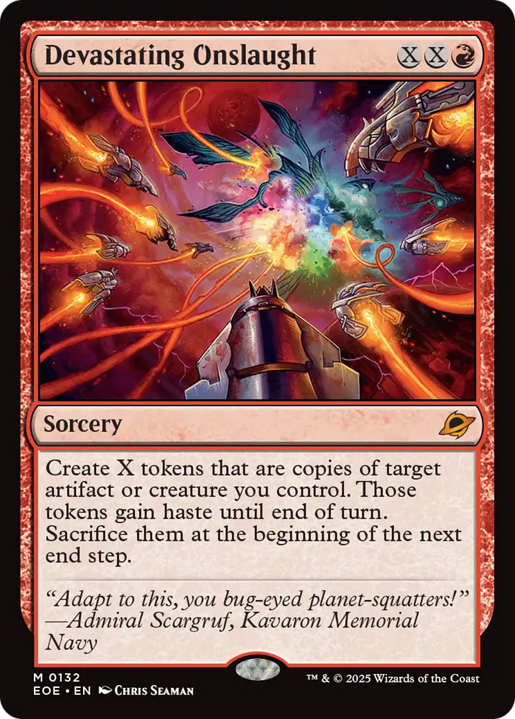 Devastating Onslaught [Edge of Eternities] | Card Merchant Takapuna