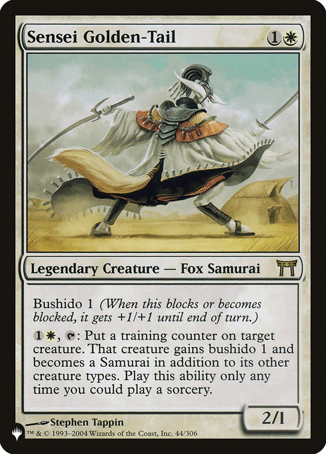 Sensei Golden-Tail [The List] | Card Merchant Takapuna