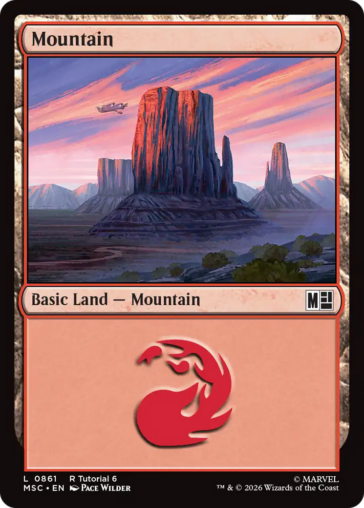 Mountain (0861) [Marvel Super Heroes Commander] | Card Merchant Takapuna