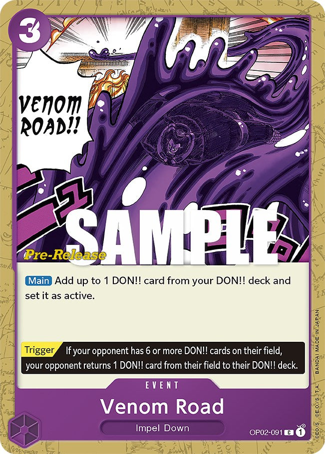 Venom Road [Paramount War Pre-Release Cards] | Card Merchant Takapuna