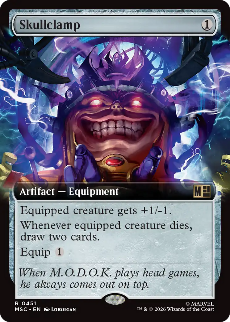Skullclamp (Extended Art) [Marvel Super Heroes Commander] | Card Merchant Takapuna