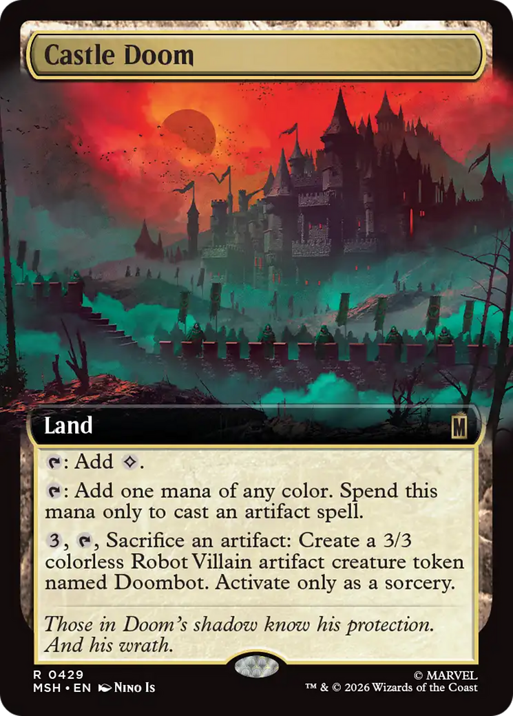 Castle Doom (Extended Art) [Marvel Super Heroes] | Card Merchant Takapuna