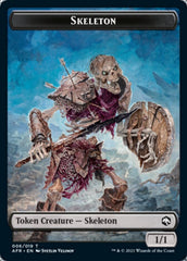 Lost Mine of Phandelver // Skeleton Double-Sided Token [Dungeons & Dragons: Adventures in the Forgotten Realms Tokens] | Card Merchant Takapuna
