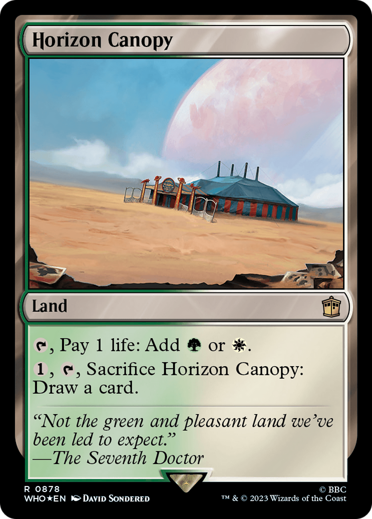 Horizon Canopy (Surge Foil) [Doctor Who] | Card Merchant Takapuna