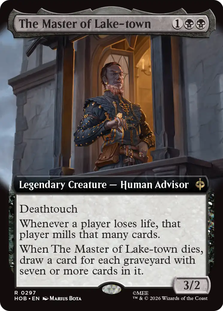 The Master of Lake-town (Extended Art) [The Hobbit] | Card Merchant Takapuna