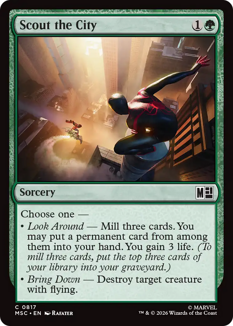 Scout the City [Marvel Super Heroes Commander] | Card Merchant Takapuna