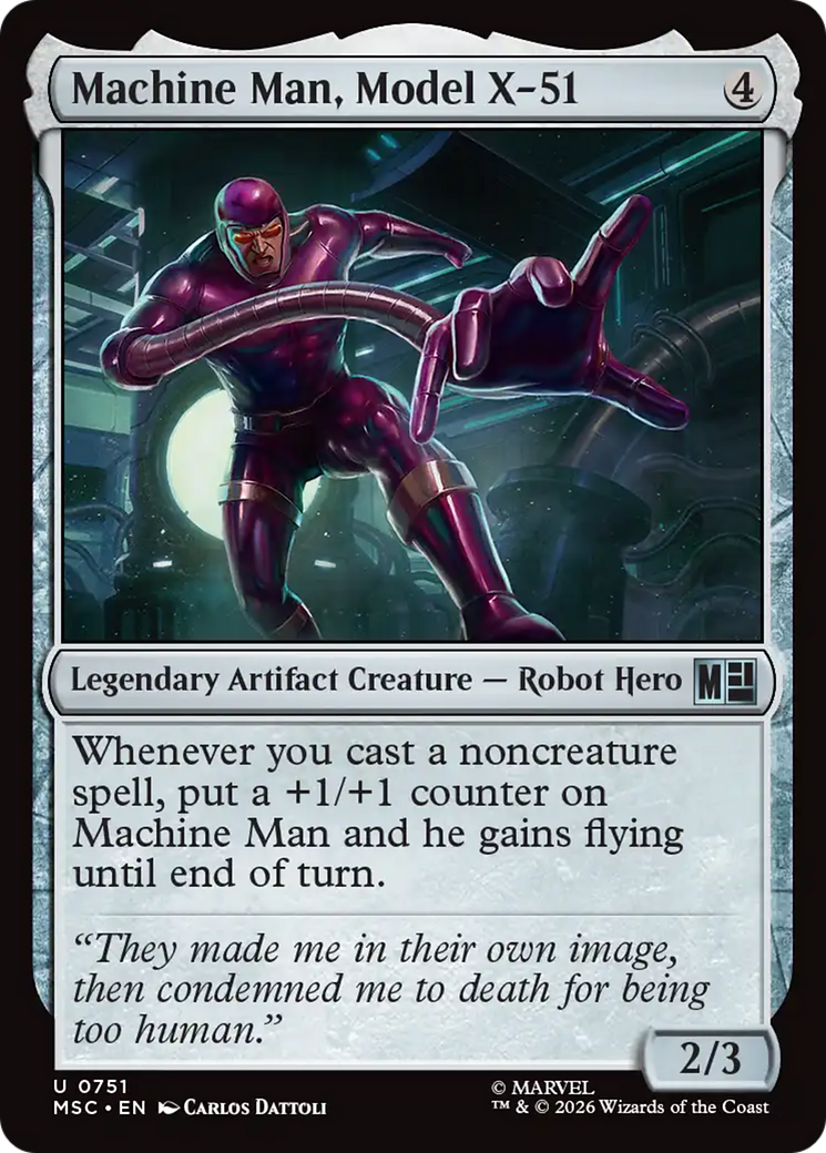 Machine Man, Model X-51 [Marvel Super Heroes Commander] | Card Merchant Takapuna