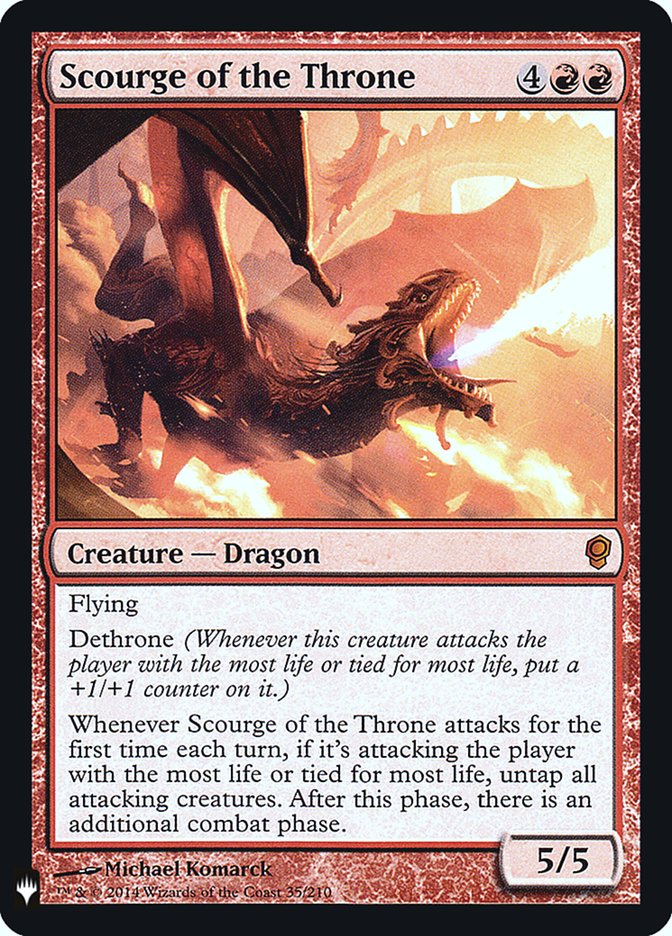 Scourge of the Throne [Mystery Booster] | Card Merchant Takapuna