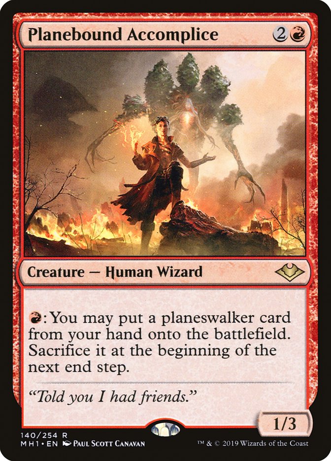 Planebound Accomplice [Modern Horizons] | Card Merchant Takapuna
