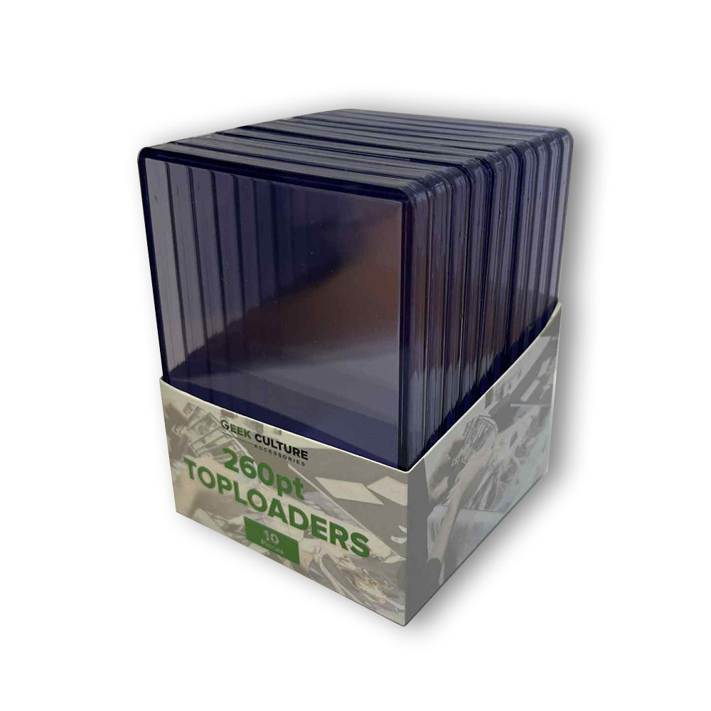 Geek Culture – 260pt Large Toploaders (10ct) | Card Merchant Takapuna