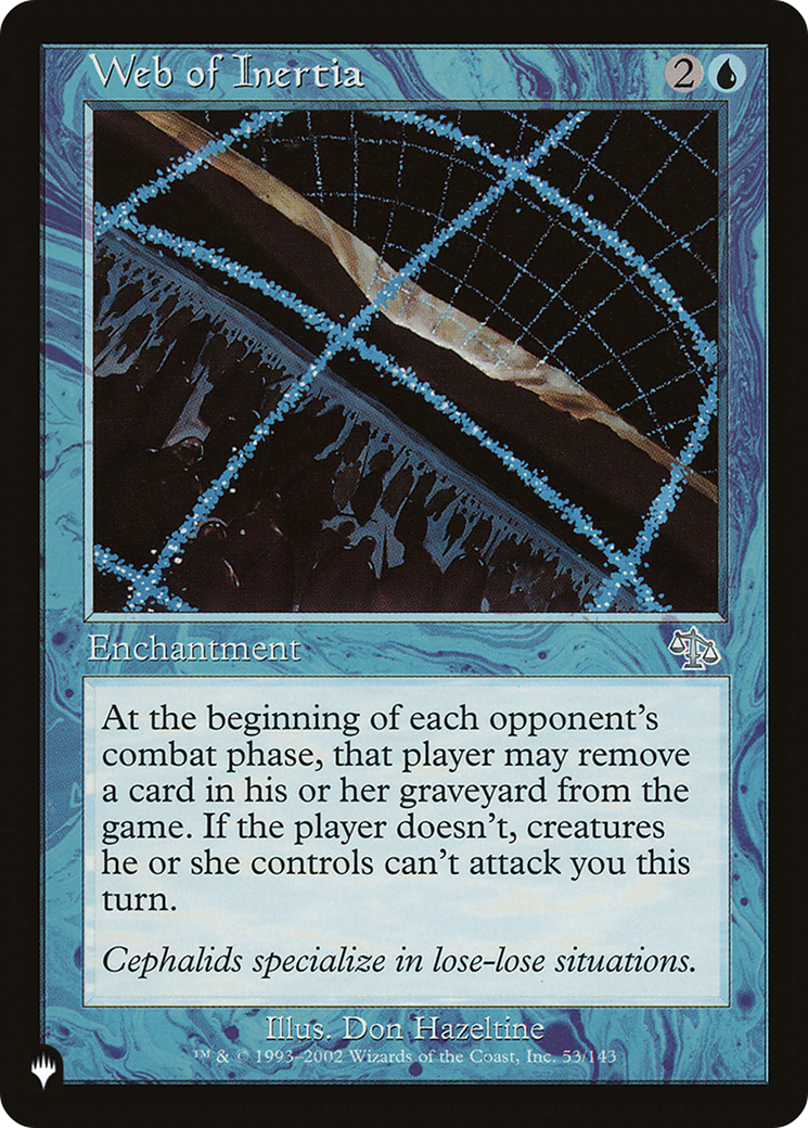 Web of Inertia [The List] | Card Merchant Takapuna