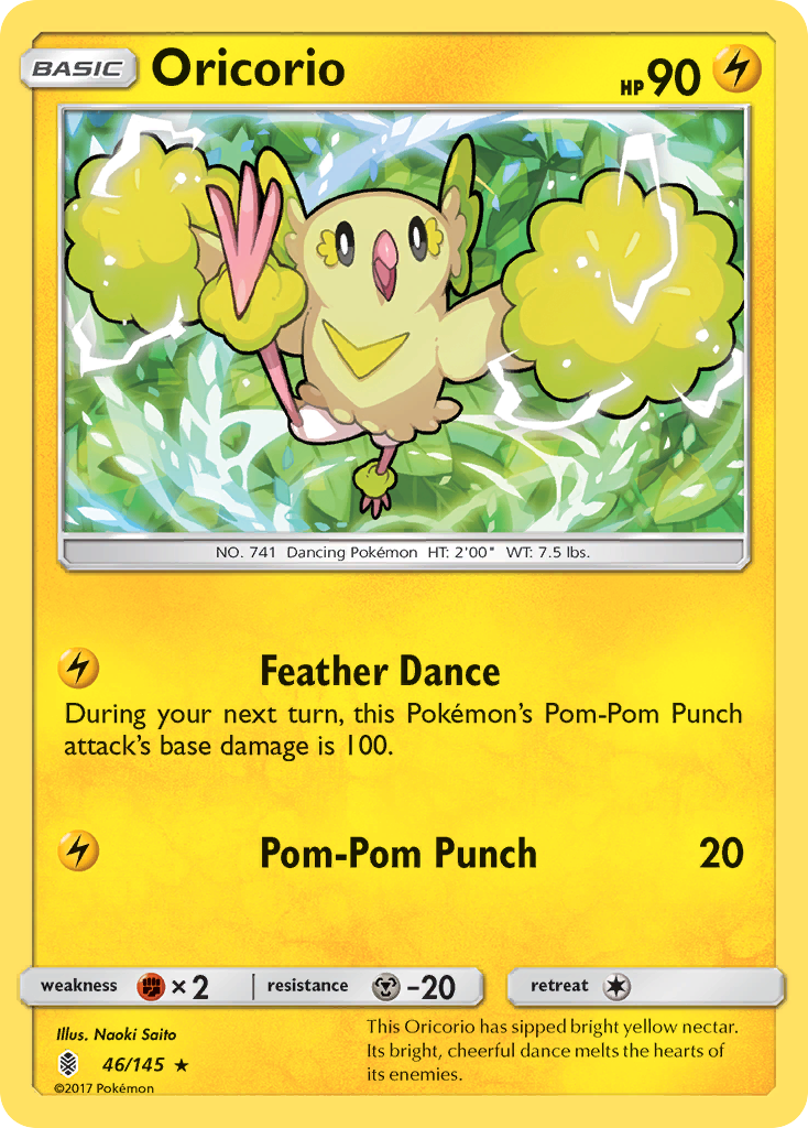 Oricorio (46/145) [Sun & Moon: Guardians Rising] | Card Merchant Takapuna