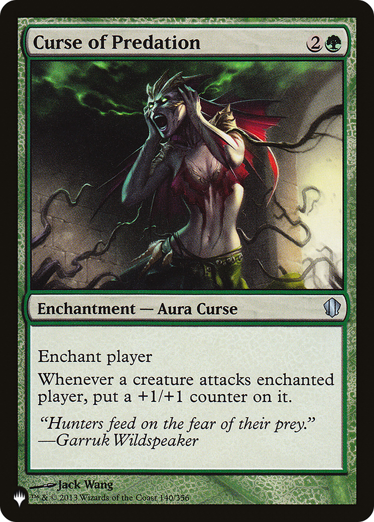 Curse of Predation [The List] | Card Merchant Takapuna