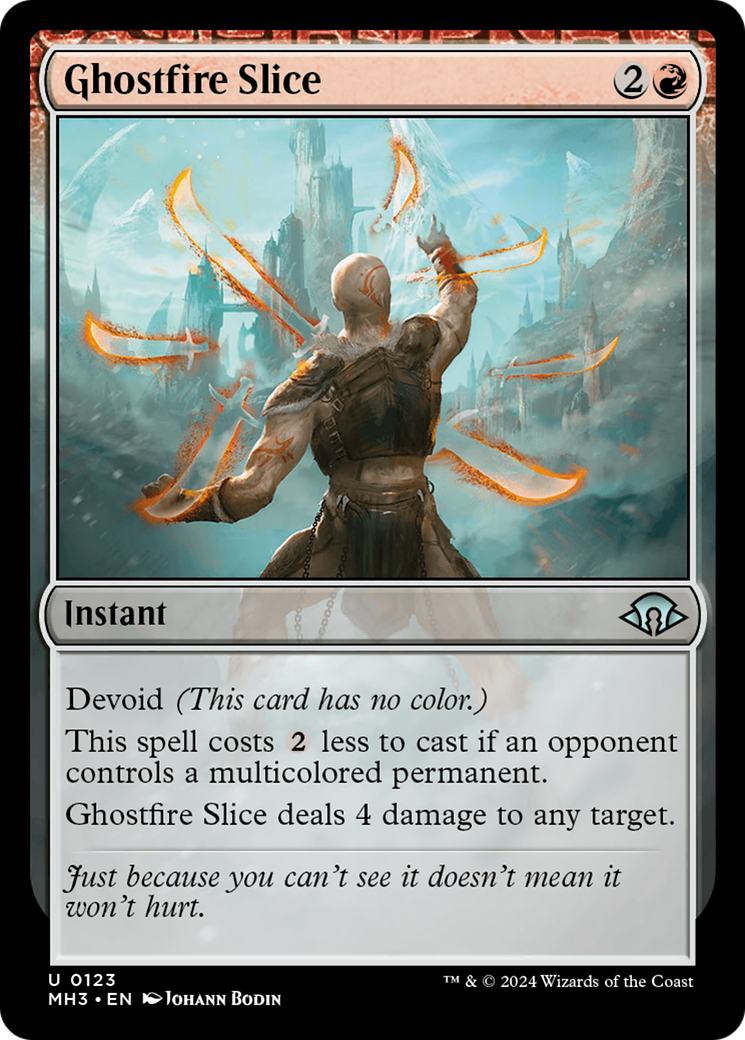 Ghostfire Slice [Modern Horizons 3] | Card Merchant Takapuna