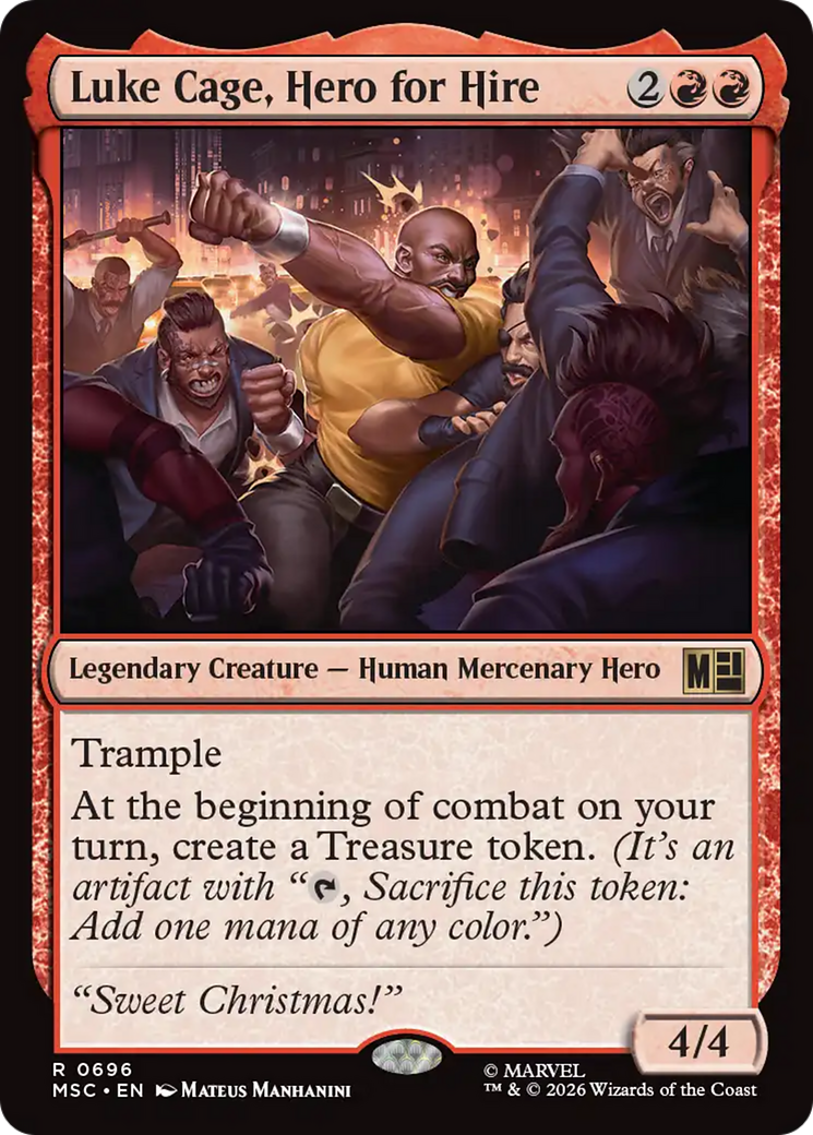 Luke Cage, Hero for Hire [Marvel Super Heroes Commander] | Card Merchant Takapuna