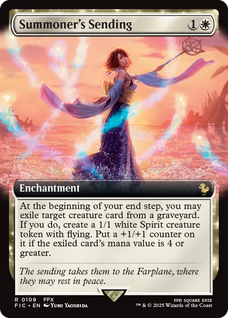 Summoner's Sending (Extended Art) [FINAL FANTASY Commander] | Card Merchant Takapuna