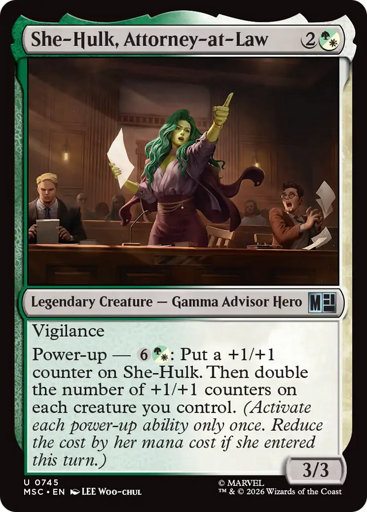 She-Hulk, Attorney-at-Law [Marvel Super Heroes Commander] | Card Merchant Takapuna
