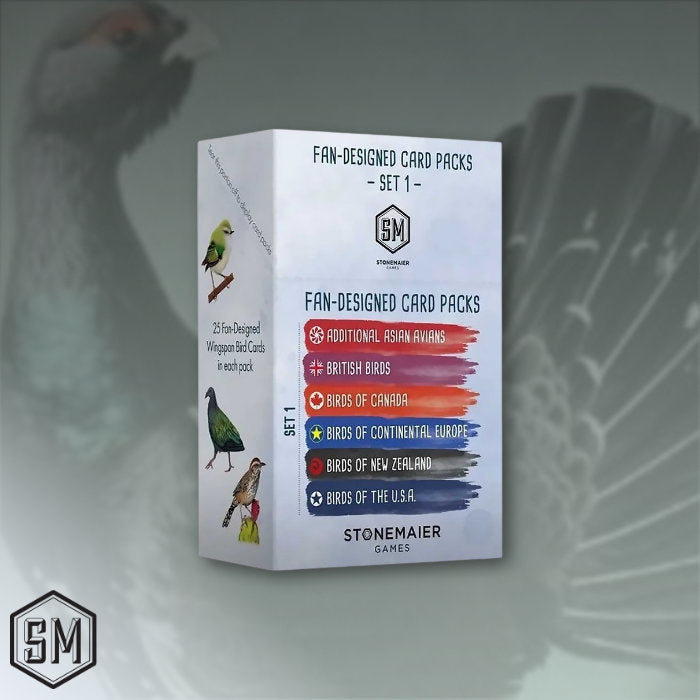 Wingspan: Fan Designed Pack – Set 1 | Card Merchant Takapuna