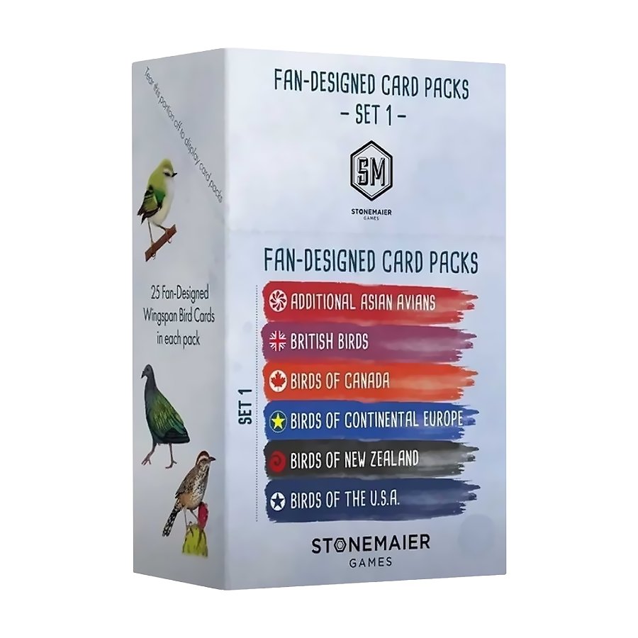 Wingspan: Fan Designed Pack – Set 1 | Card Merchant Takapuna
