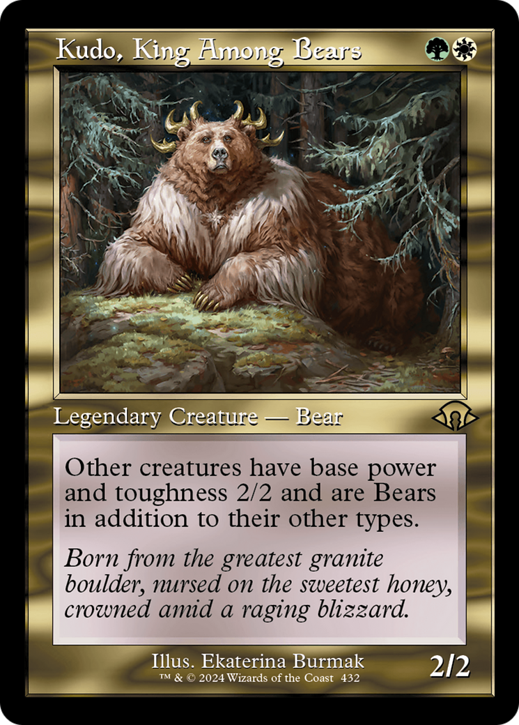 Kudo, King Among Bears (Retro) [Modern Horizons 3] | Card Merchant Takapuna