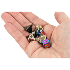 Fanroll: Mystery Misfit Mini Metal Polyhedral Dice Set | Card Merchant Takapuna