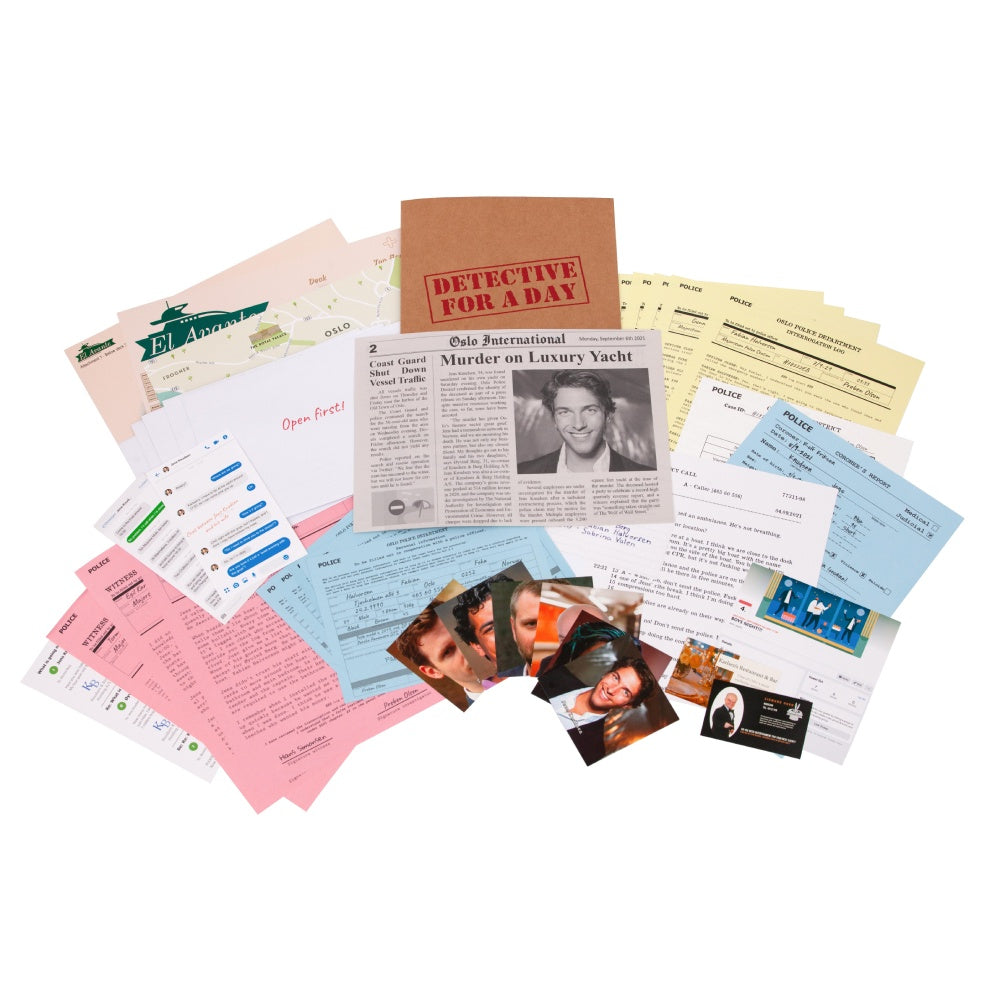 Detective For A Day: Murder on the Luxury Yacht | Card Merchant Takapuna