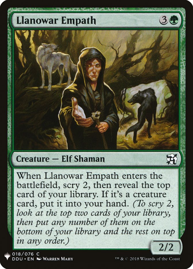 Llanowar Empath [Mystery Booster] | Card Merchant Takapuna
