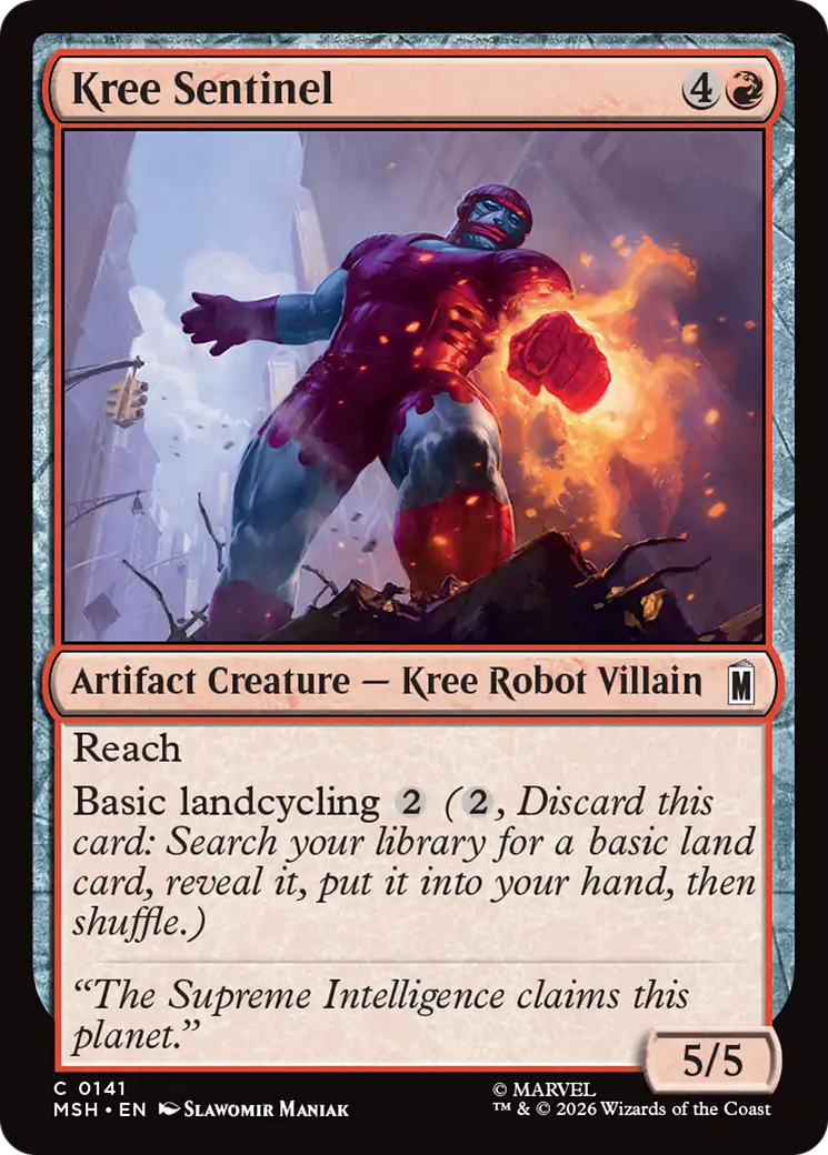 Kree Sentinel [Marvel Super Heroes] | Card Merchant Takapuna