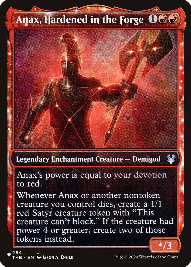 Anax, Hardened in the Forge (Showcase) [The List] | Card Merchant Takapuna