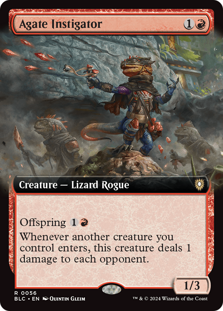 Agate Instigator (Extended Art) [Bloomburrow Commander] | Card Merchant Takapuna