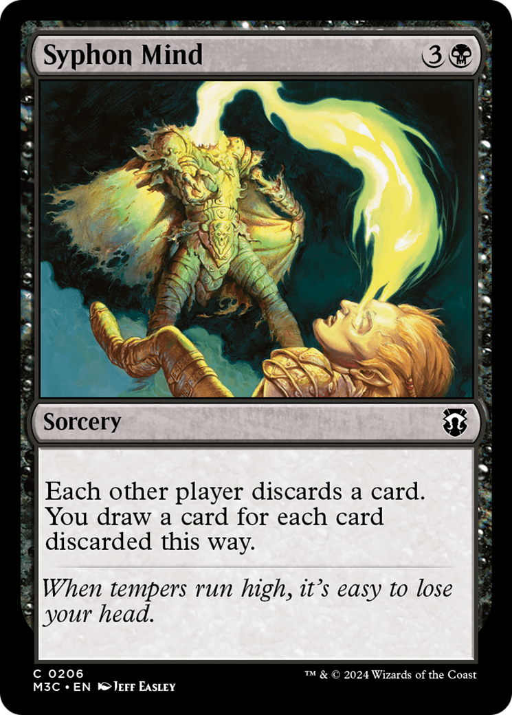 Syphon Mind (Ripple Foil) [Modern Horizons 3 Commander] | Card Merchant Takapuna