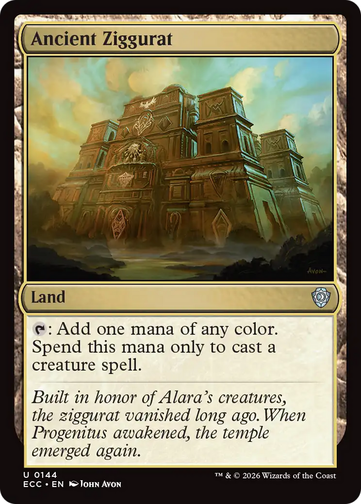 Ancient Ziggurat [Lorwyn Eclipsed Commander] | Card Merchant Takapuna