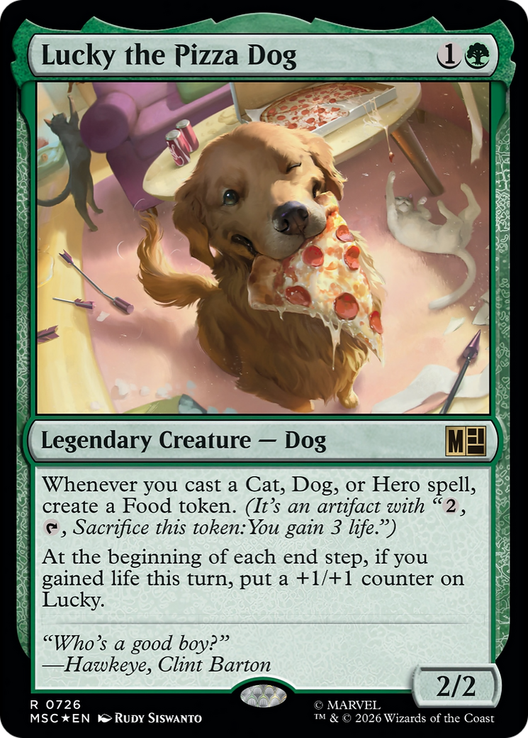 Lucky the Pizza Dog [Marvel Super Heroes Commander] | Card Merchant Takapuna
