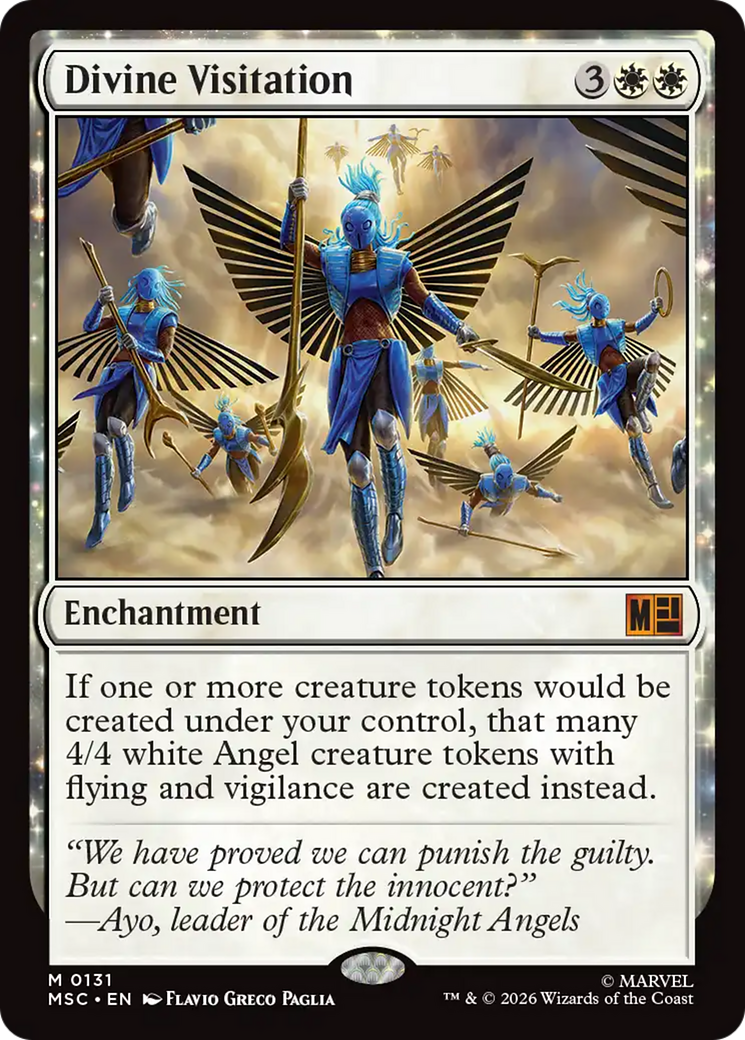 Divine Visitation (Surge Foil) [Marvel Super Heroes Commander] | Card Merchant Takapuna