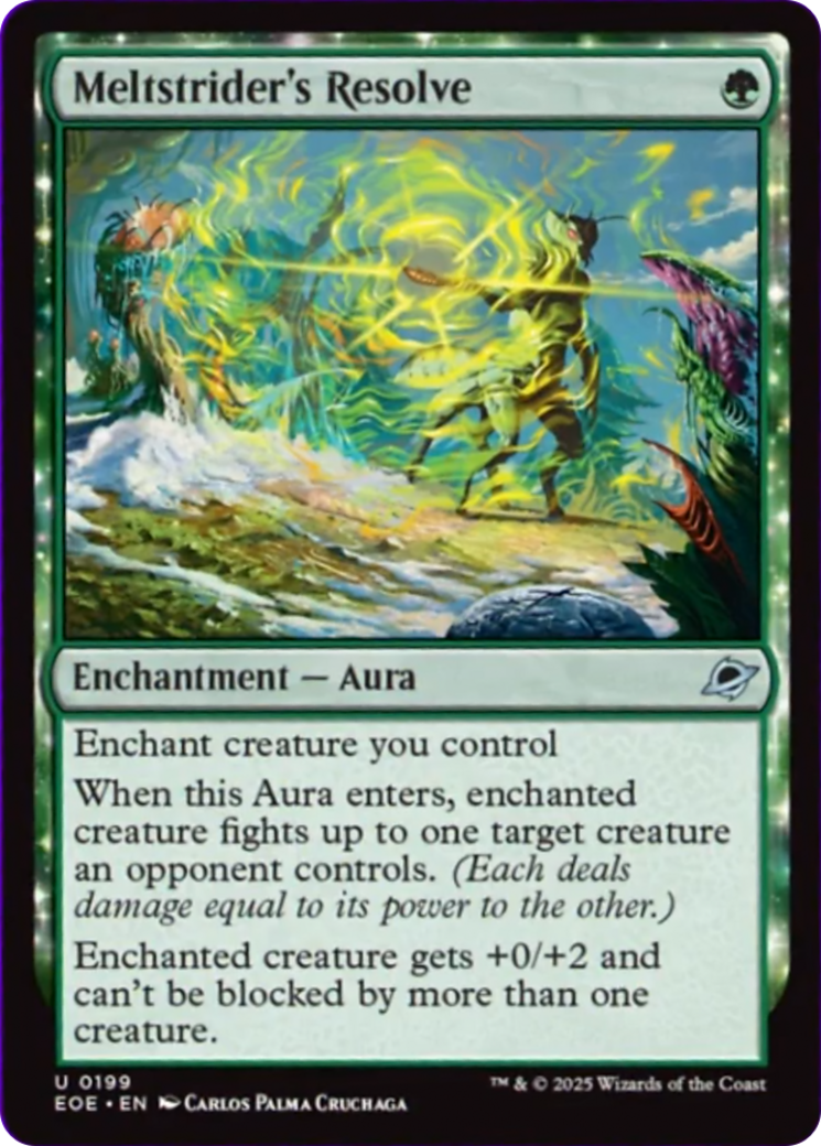 Meltstrider's Resolve [Edge of Eternities] | Card Merchant Takapuna