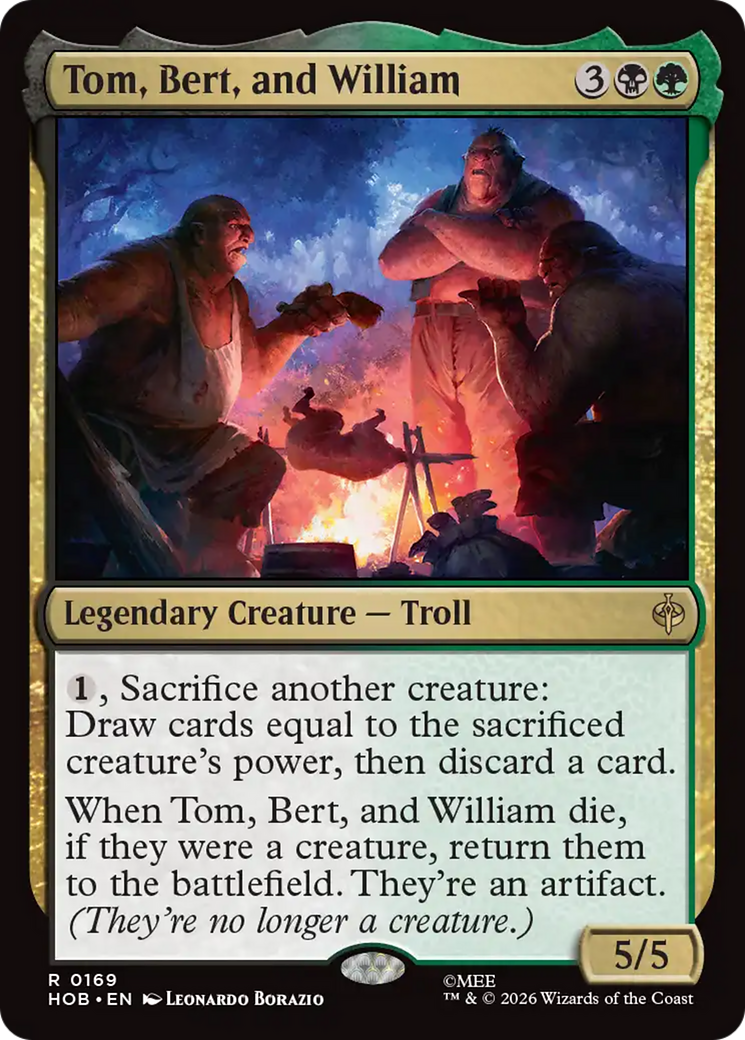 Tom, Bert, and William [The Hobbit] | Card Merchant Takapuna