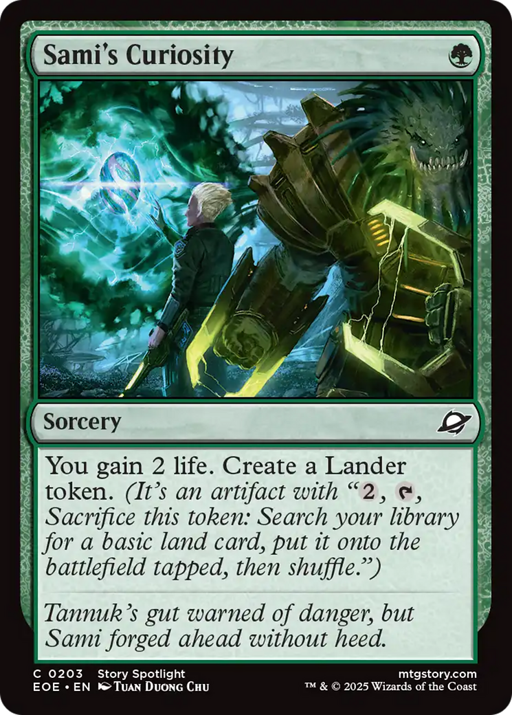 Sami's Curiosity [Edge of Eternities] | Card Merchant Takapuna