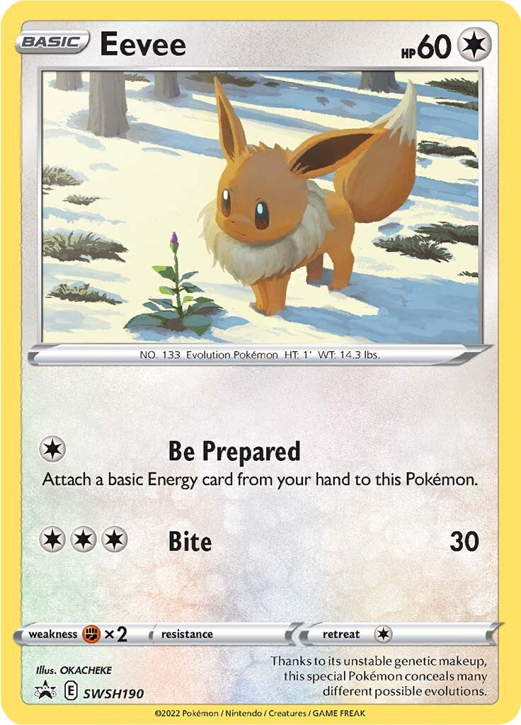 Eevee (SWSH190) [Sword & Shield: Black Star Promos] | Card Merchant Takapuna