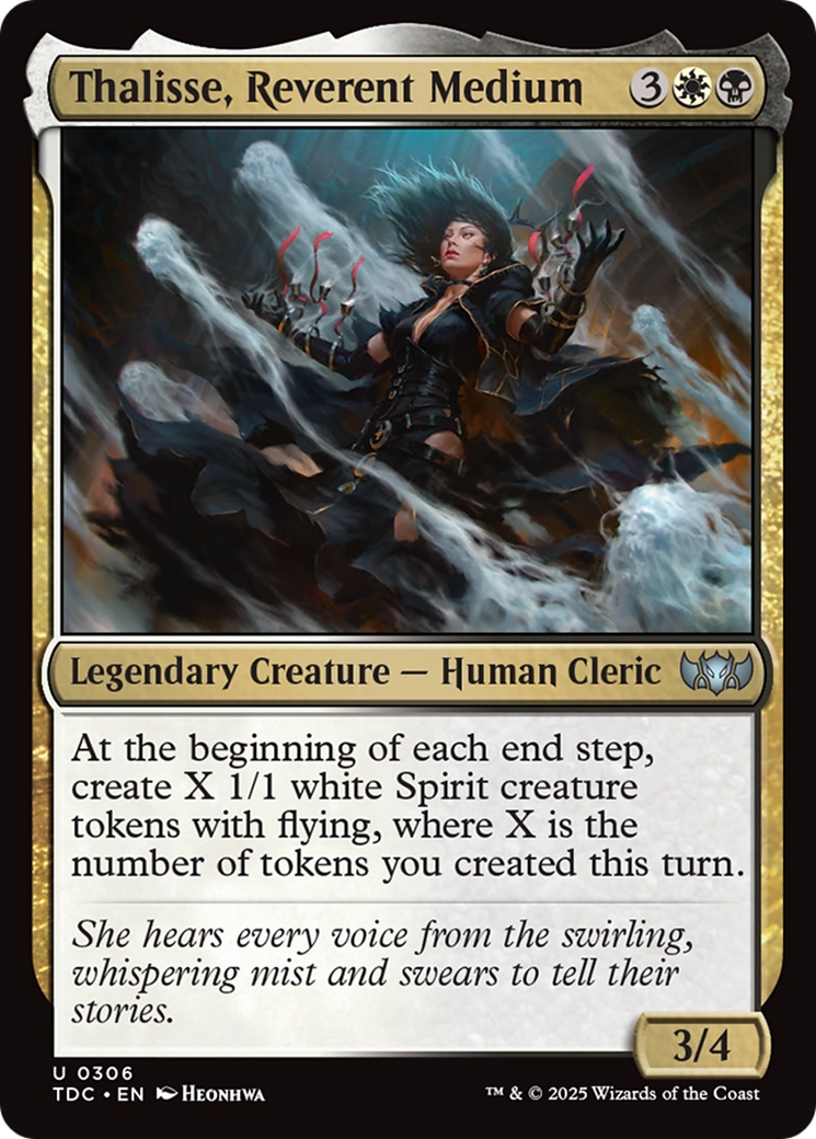 Thalisse, Reverent Medium [Tarkir: Dragonstorm Commander] | Card Merchant Takapuna