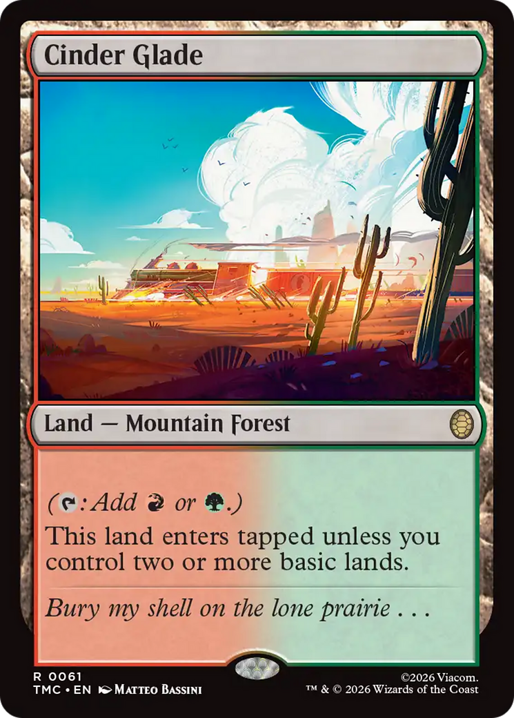 Cinder Glade [Teenage Mutant Ninja Turtles Commander] | Card Merchant Takapuna