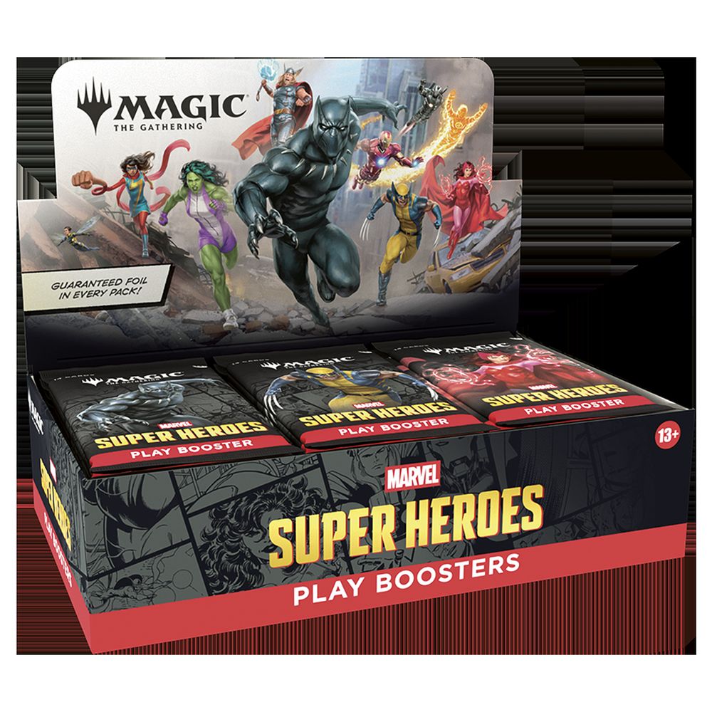 **PRE-ORDER** Magic Marvel Super Heroes - Play Booster Box | Card Merchant Takapuna