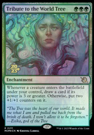 Tribute to the World Tree [March of the Machine Prerelease Promos] | Card Merchant Takapuna