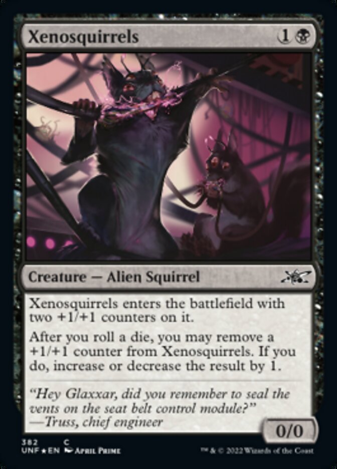 Xenosquirrels (Galaxy Foil) [Unfinity] | Card Merchant Takapuna
