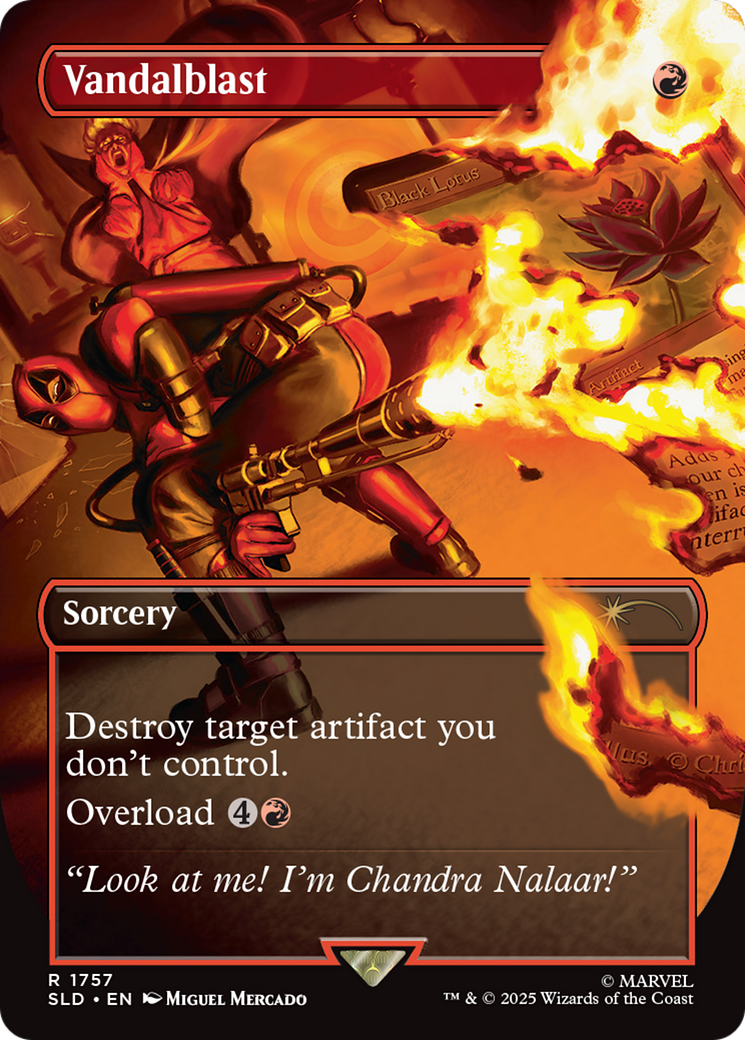 Vandalblast (1757) (Rainbow Foil) [Secret Lair Drop Series] | Card Merchant Takapuna