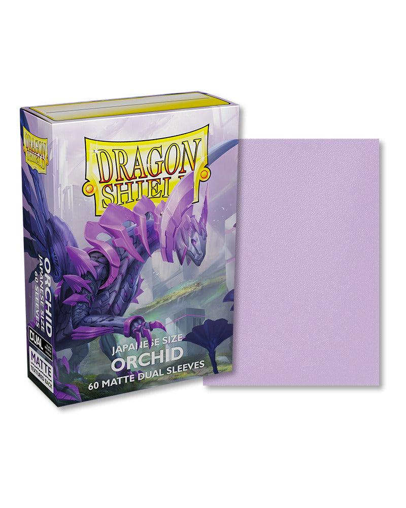 Dragon Shield: Dual Matte Orchid Sleeves - Japanese Size | Card Merchant Takapuna