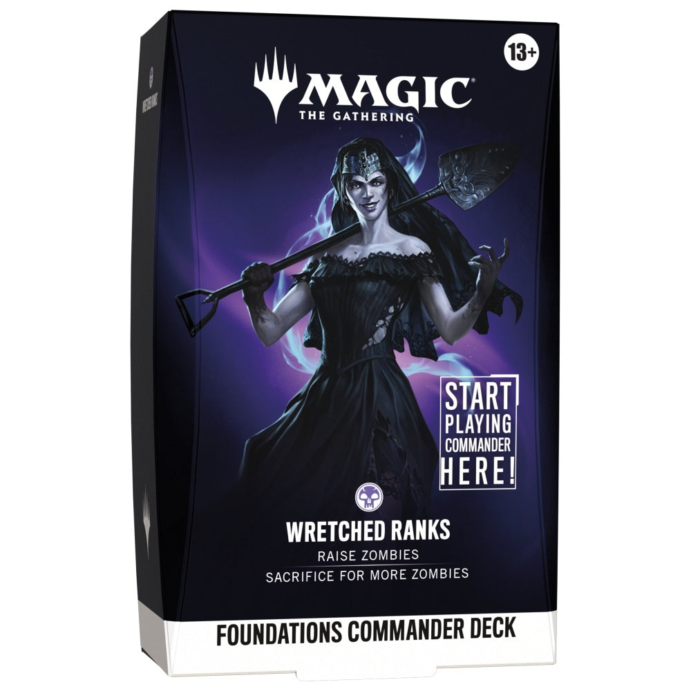 **PRE-ORDER** Magic Foundations - Starter Commander Deck Display | Card Merchant Takapuna