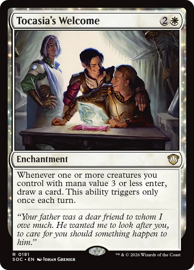 Tocasia's Welcome [Secrets of Strixhaven Commander] | Card Merchant Takapuna