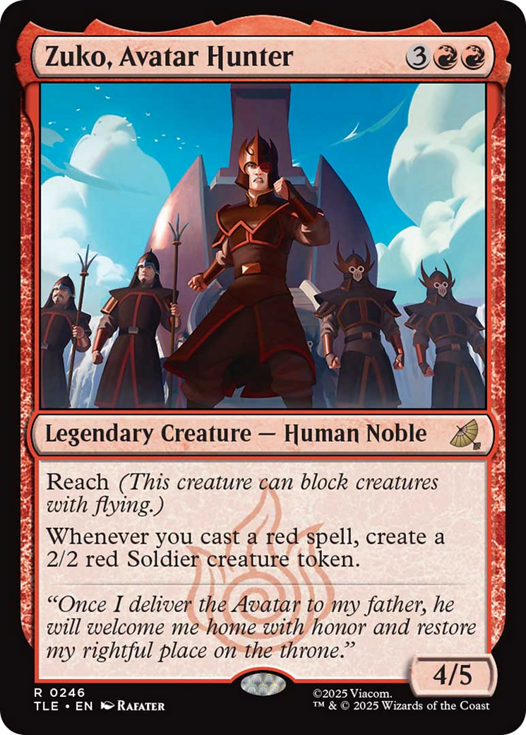 Zuko, Avatar Hunter [Avatar: The Last Airbender: Eternal-Legal] | Card Merchant Takapuna