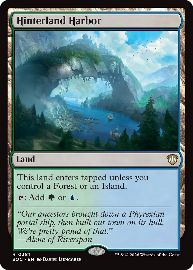 Hinterland Harbor [Secrets of Strixhaven Commander] | Card Merchant Takapuna